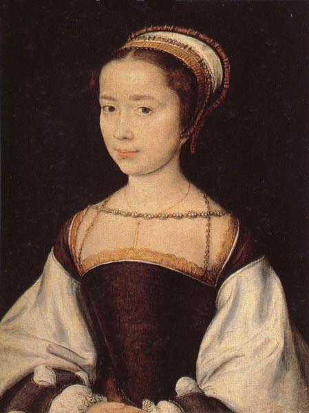 CORNEILLE DE LYON A Young Lady oil painting picture